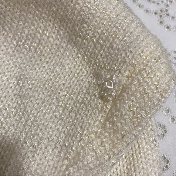 Vintage embellished wrap sweater size M - Picture 13 of 13